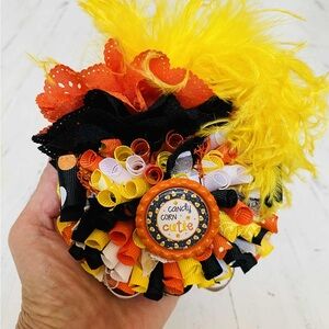 New Candy Corn Cutie Hair Bow